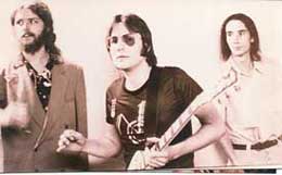 L-R: Jim Shaw, Ron Asheton, Mike Kelley (1975)